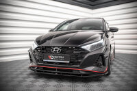 Maxton Design Front extension V.2 black gloss - Hyundai I20 N MK3