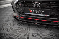 Maxton Design Front extension V.3 black gloss - Hyundai I20 N MK3