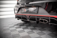 Maxton Design Middle diffuser rear extension DTM Look black gloss - Hyundai I20 N MK3