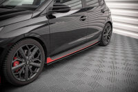 Maxton Design Seitenschweller Ansatz schwarz Hochglanz - Hyundai I20 N MK3