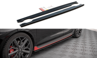 Maxton Design Side skirts extension extension black gloss...