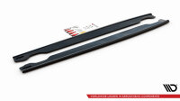 Maxton Design Side skirts extension extension black gloss - Hyundai I20 N MK3