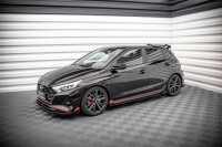 Maxton Design Street Pro Seitenschweller Ansatz + Flaps Hyundai I20 N MK3