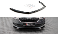 Maxton Design Front extension black gloss - Skoda Fabia...