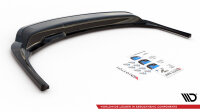 Maxton Design Middle diffuser rear extension DTM Look black gloss - Skoda Fabia Combi MK3 Facelift