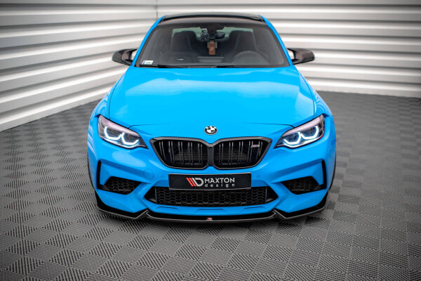 Maxton Design Front extension V.2 black gloss - BMW M2 Competition F87