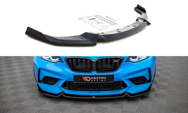 Maxton Design Front extension V.2 black gloss - BMW M2 Competition F87