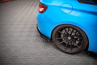 Maxton Design Street Pro Heckansatz Flaps Diffusor + Flaps schwarz Hochglanz - BMW M2 F87