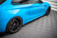 Maxton Design Street Pro Side skirts extension extension - BMW M2 F87