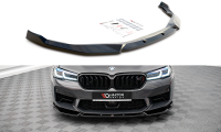 Maxton Design Front extension V.1 black gloss - BMW M5...