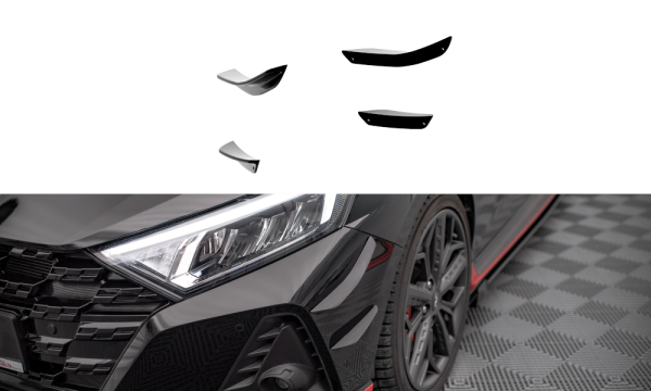 Maxton Design Stoßstangenflügel vorne (Canards) - Hyundai I20 N MK3
