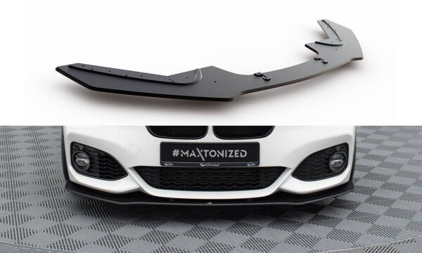 Maxton Design Racing Front extension V.3 - BMW 1 Series F20 M-Package Facelift / M140i