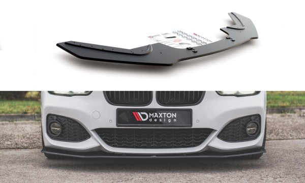 Maxton Design Racing Front extension V.3 - BMW 1 Series F20 M-Package Facelift / M140i