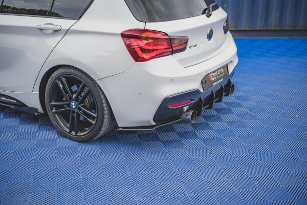 Maxton Design Racing Rear extension Flaps diffuser V.2 - BMW 1 Series F20 M140i