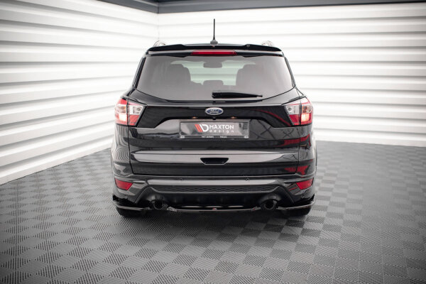 Maxton Design Middle diffuser rear extension black gloss - Ford Escape ST-Line MK3