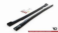 Maxton Design Side skirts extension extension black gloss - Ford Escape ST-Line MK3