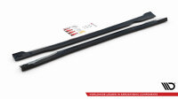 Maxton Design Side skirts extension extension black gloss - Ford Escape ST-Line MK3