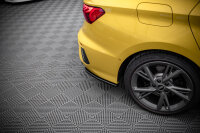 Maxton Design Rear extension Flaps diffuser black gloss - Audi S3 Limosine 8Y