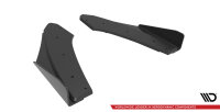 Maxton Design Street Pro Rear extension Flaps diffuser + Flaps black gloss - Audi S3 Limosine 8Y