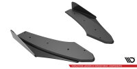 Maxton Design Street Pro Rear extension Flaps diffuser + Flaps black gloss - Audi S3 Limosine 8Y