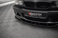 Maxton Design Front extension V.2 black gloss - BMW 3 Series Coupe M-Package E46