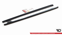 Maxton Design Side skirts extension extension V.2 black gloss - BMW 3 Series Coupe M-Package E46