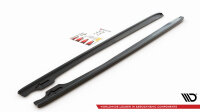 Maxton Design Side skirts extension extension V.2 black gloss - BMW 3 Series Coupe M-Package E46