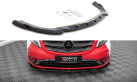 Maxton Design Front extension V.1 black gloss - Mercedes...