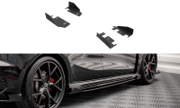 Maxton Design Side Flaps schwarz Hochglanz - Audi RS3...