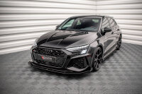 Maxton Design Front Flaps schwarz Hochglanz - Audi RS3 8Y