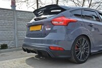 Maxton Design Diffuser rear extension - Ford Focus ST MK3 (Facelift) RS-Look