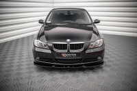 Maxton Design Front extension V.1 black gloss - BMW 3 Series E90