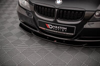 Maxton Design Front extension V.2 black gloss - BMW 3 Series E90