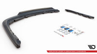 Maxton Design Middle diffuser rear extension DTM Look black gloss - BMW 3 Series Limosine E90