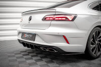 Maxton Design Diffuser rear extension black gloss - VW Arteon R