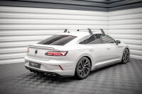 Maxton Design Rear extension Flaps diffuser black gloss - VW Arteon R