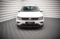 Maxton Design Front extension black gloss - VW Tiguan MK2