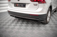 Maxton Design Rear extension Flaps diffuser black gloss - VW Tiguan MK2