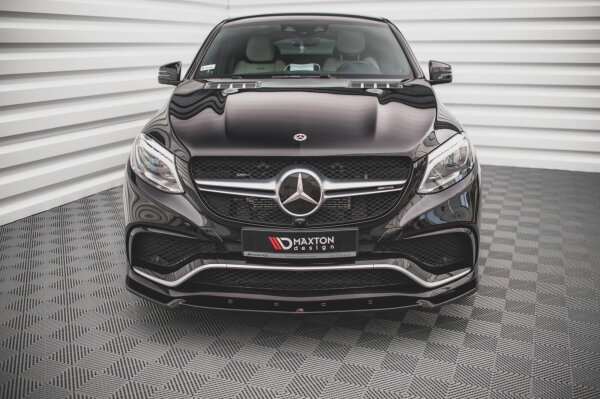 Maxton Design Front extension V.1 black gloss - Mercedes GLE 63 AMG C292