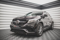 Maxton Design Front extension V.1 black gloss - Mercedes GLE 63 AMG C292