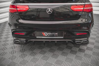 Maxton Design Heckansatz Flaps Diffusor V.1 schwarz Hochglanz - Mercedes GLE Coupe 63 AMG C292