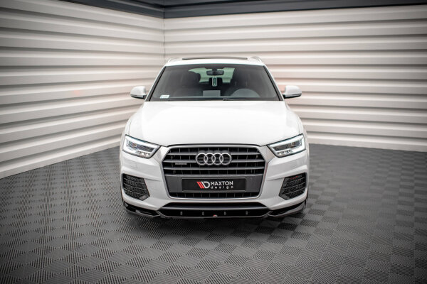 Maxton Design Frontansatz V.1 schwarz Hochglanz - Audi Q3 S-Line 8U Facelift