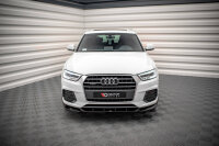 Maxton Design Front extension V.1 black gloss - Audi Q3...