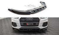 Maxton Design Front extension V.1 black gloss - Audi Q3...