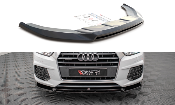 Maxton Design Frontansatz V.2 schwarz Hochglanz - Audi Q3 S-Line 8U Facelift