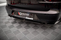 Maxton Design Middle diffuser rear extension black gloss - Seat Exeo