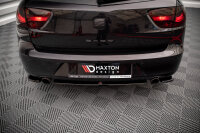 Maxton Design Middle diffuser rear extension black gloss - Seat Exeo