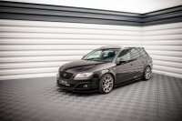 Maxton Design Side skirts extension extension black gloss - Seat Exeo