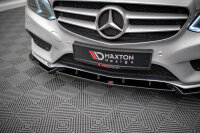 Maxton Design Frontansatz V.2 schwarz Hochglanz - Mercedes E AMG-Line Limosine W212 Facelift