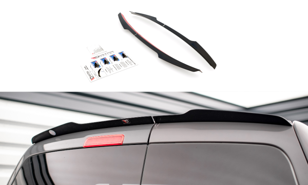 Maxton Design Spoiler Cap black gloss - VW Caddy MK3 Facelift